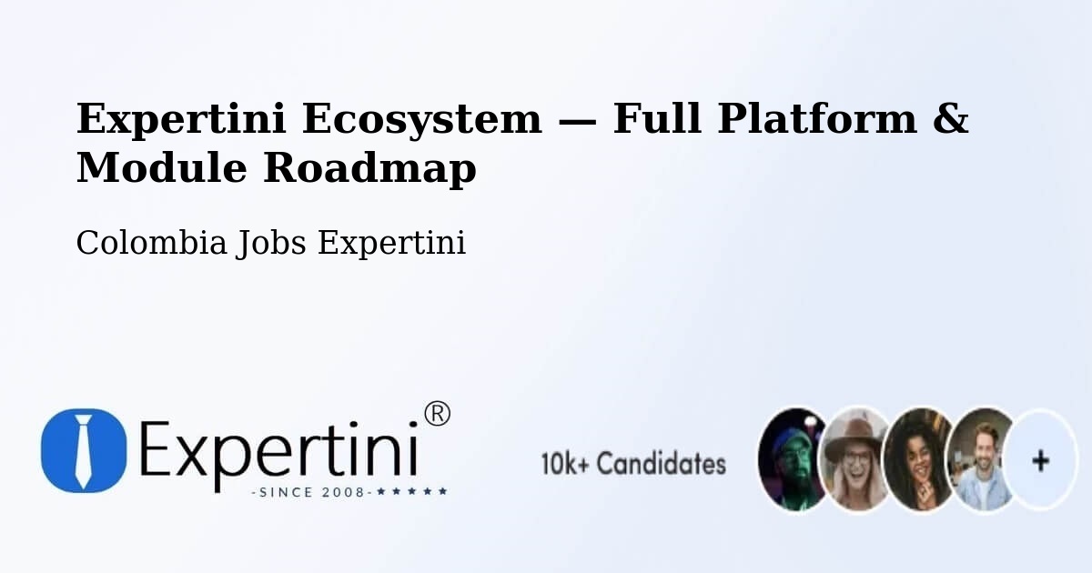 Expertini Ecosystem — Full Platform & Module Roadmap – Simití